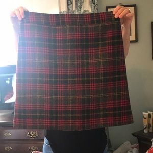 Boden wool plaid skirt - size 12R